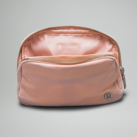 Lululemon Pink & Silver Everywhere Belt Bag 1L Wordmark - Picture 5 of 6